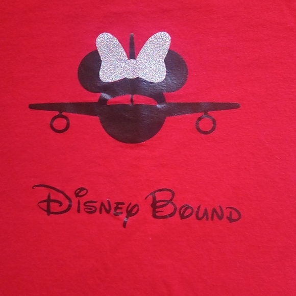 5/$22 Disney Bound Minnie Mouse cotton t-shirt - Picture 2 of 4